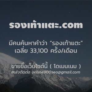 ขายโดเมน รองเท้าแตะ.com