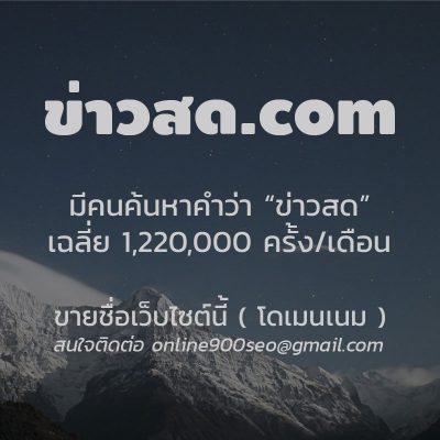 ขายโดเมนเนม ข่าวสด.com